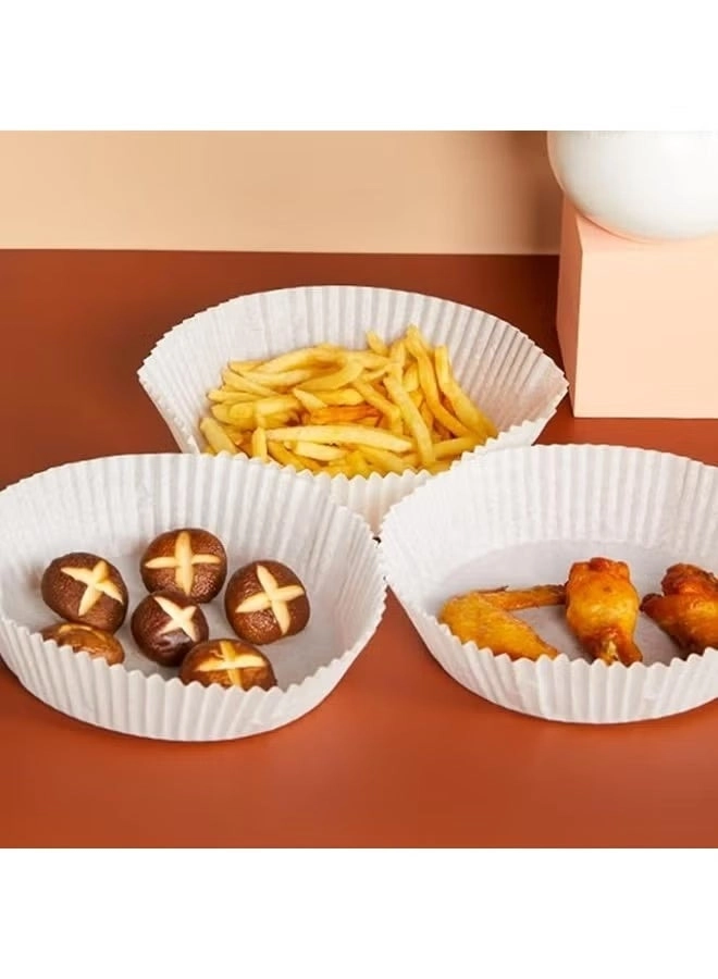 Air Fryer Disposable Paper Liners - Non-Stick 50 Pcs