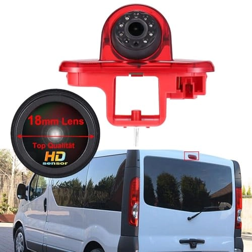 Brake Light Reversing Camera + Rear View Mirror Monitor - Night vision 628 x 586 pixels