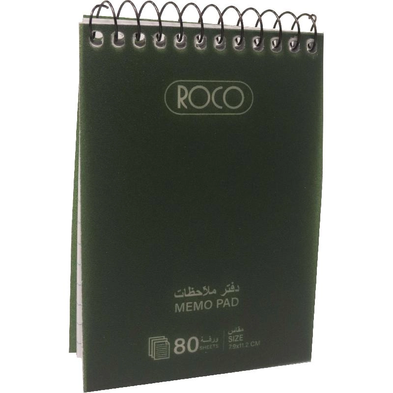 Memo Notebook A7 Spiral - Lined 60 Sheets