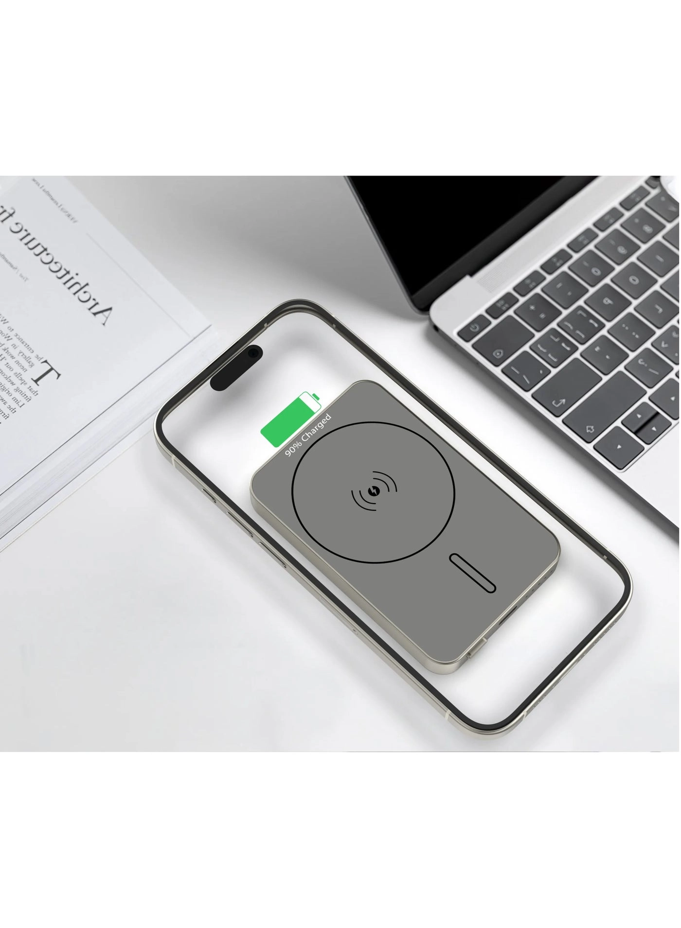 Milton - MagSafe 5000 mAh 5/7.5/10/15 Watts