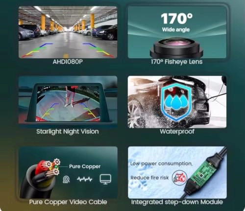 Reversing Backup Camera - Night vision AHD and CVBS 720P