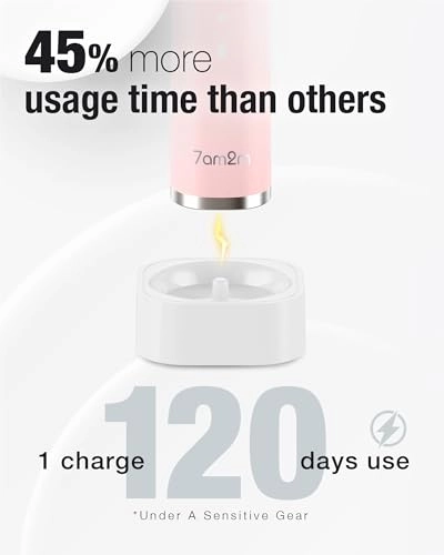 Sonic Electric Toothbrush - 6 Brush Heads 5 Modes 2 Minute Timer