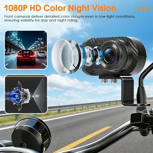 Motorcycle Dashcam - 2K 30FPS