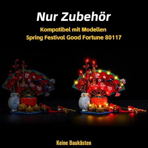 LED Light Set - Compatible with 80117 Good Fortune USB powered