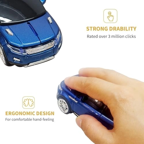 Sport Car Shaped Optical Mouse - Wireless