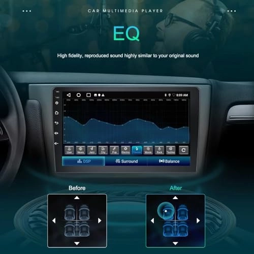 Car Android Screen - 10.1 Inches