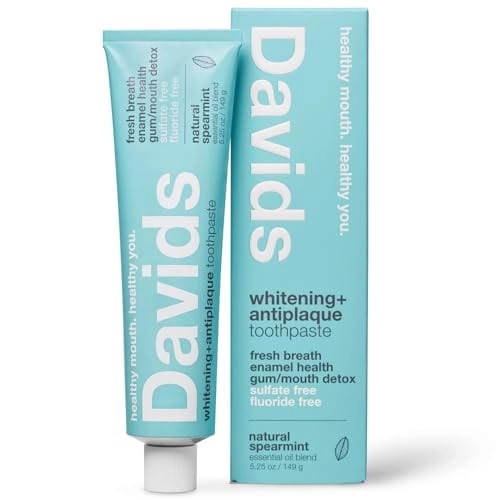 Davids Fluoride Free Toothpaste - 5.25Oz Teeth Whitening