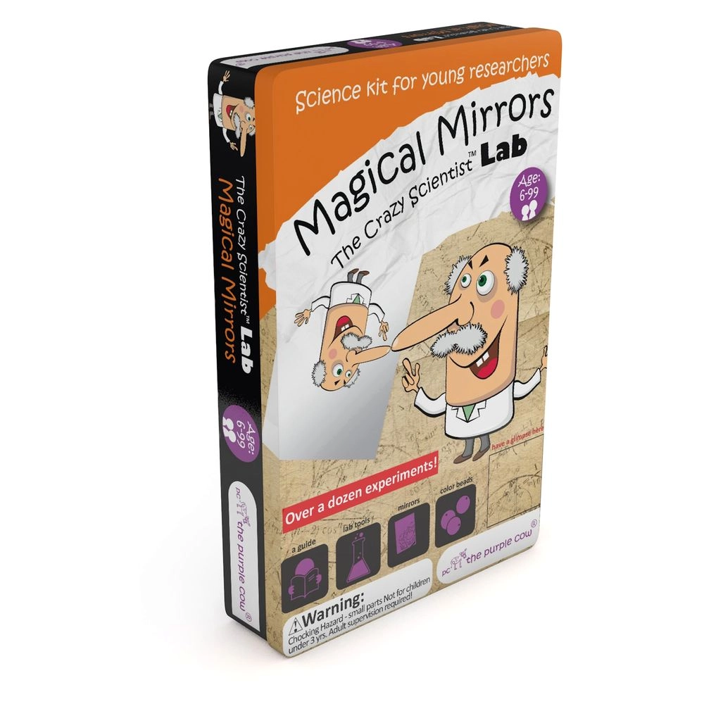 The Purple Cow Crazy Scientist Magical Mirrors Science Lab Stem Kit - 6 years+