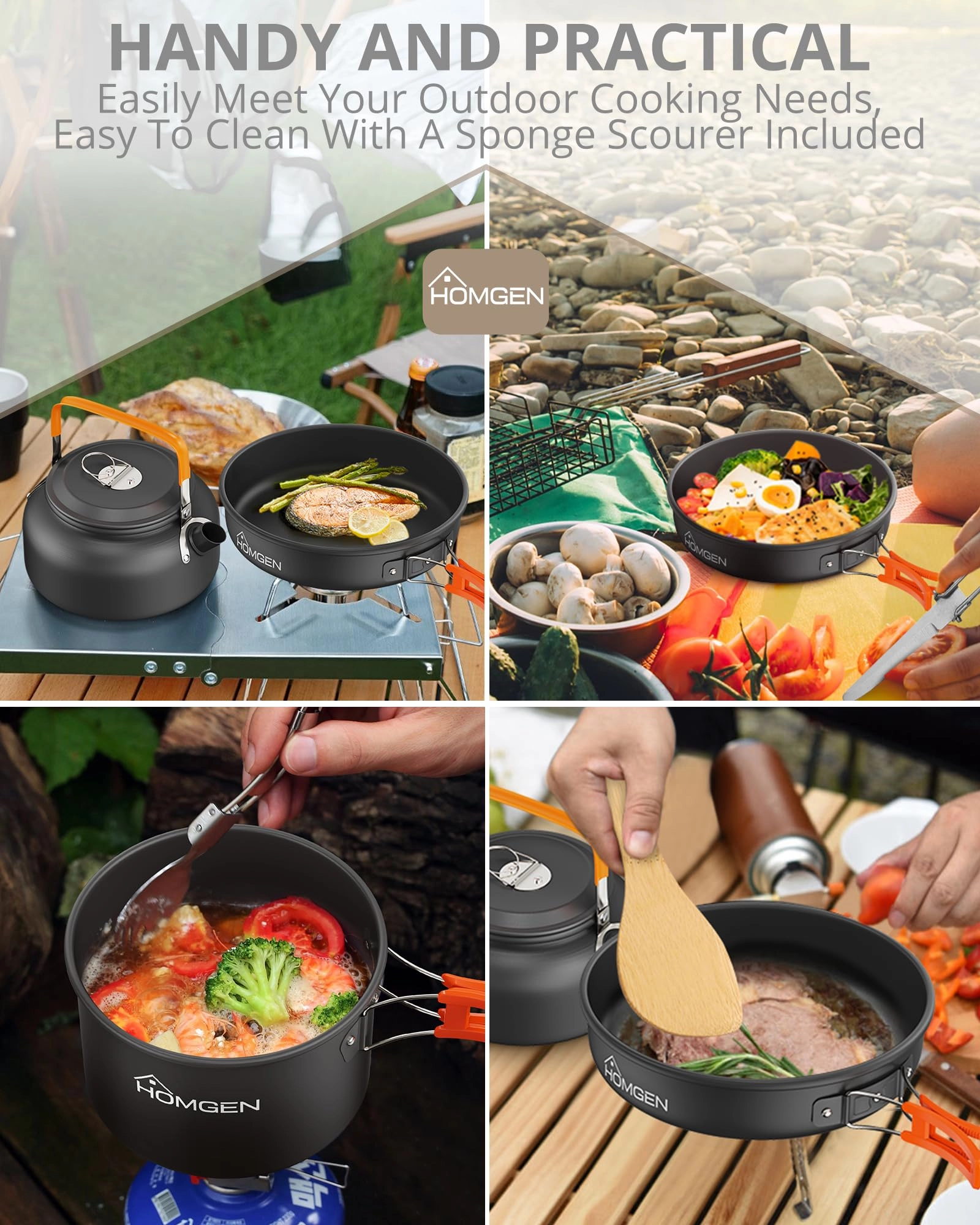 Camping Cooking Set - 16 piece(s)