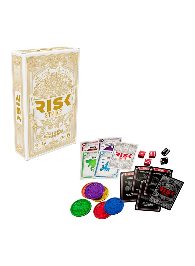 Hasbro Risk Strike - Cards and Dice Game