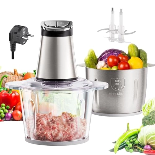 Dual Bowl Food Prep Processor - 3L