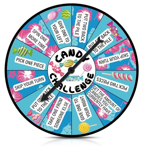 Candy Challenge Game Spinner - English 12 years and up