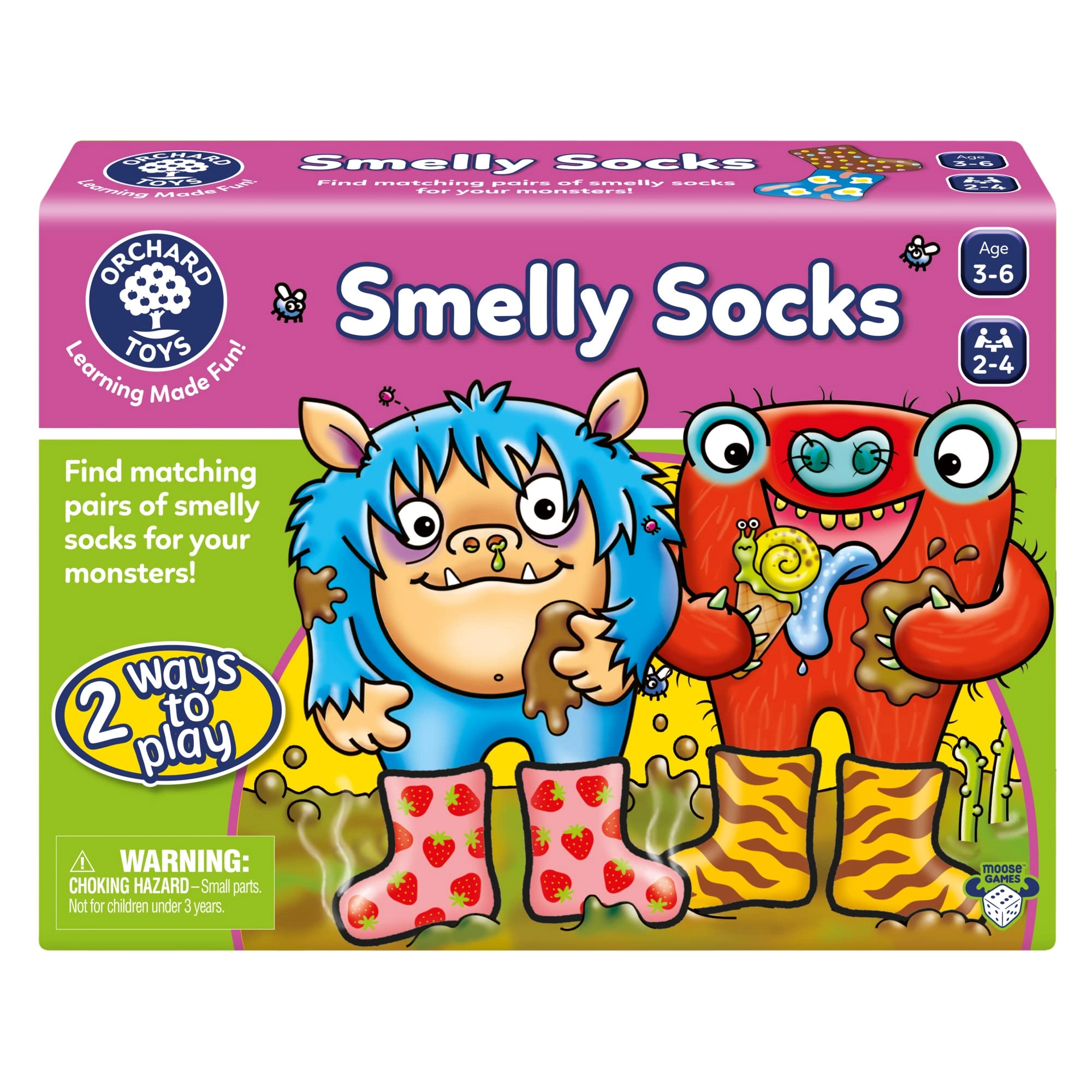 Moose Smelly Socks - 3-6