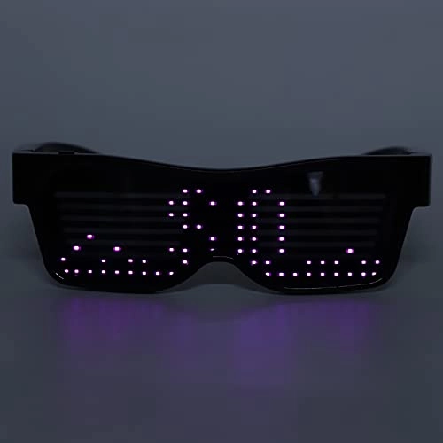 LED Glasses - 200 LED Beads Pink