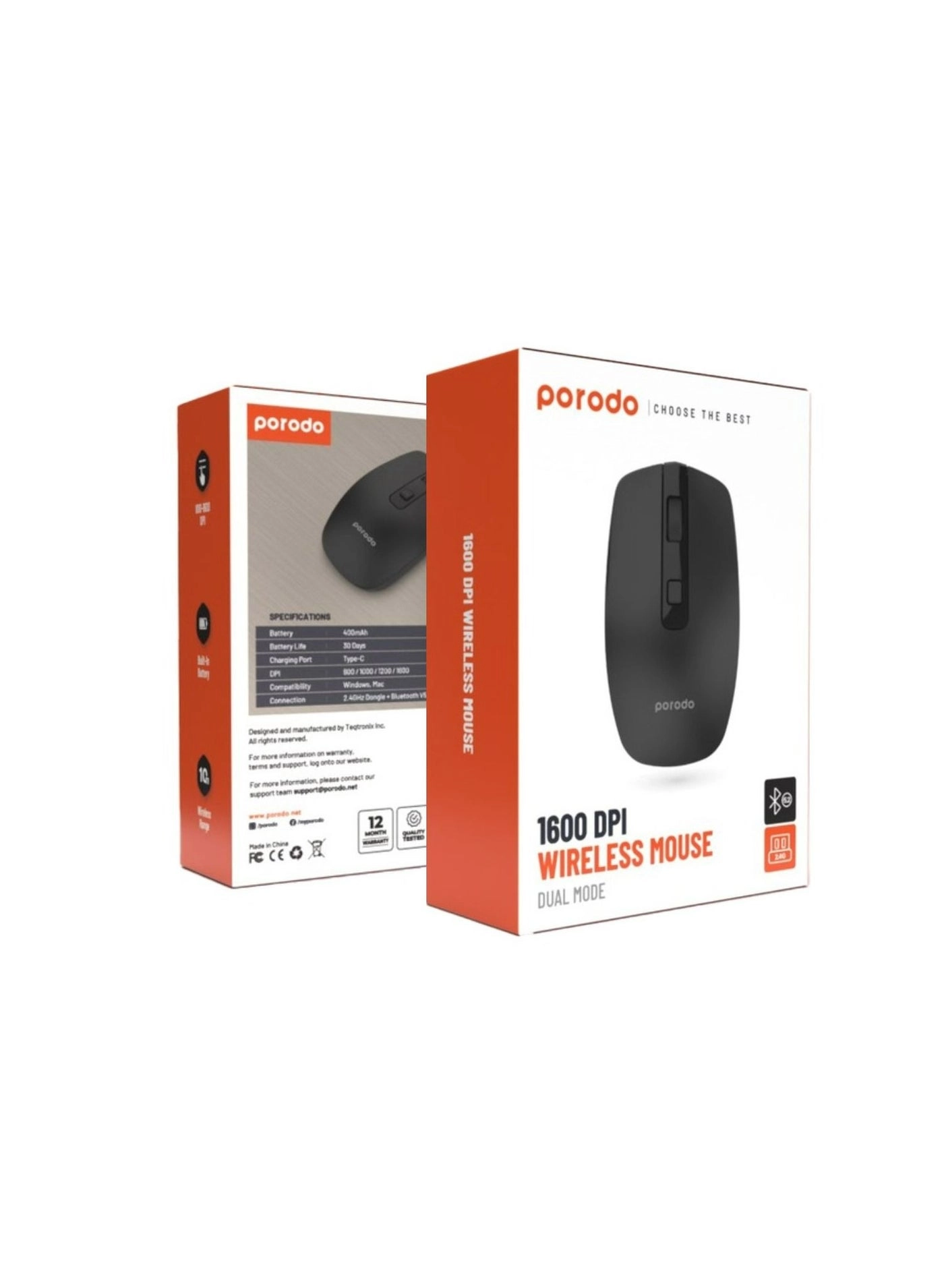 Dual-Mode Wireless Mouse - Bluetooth