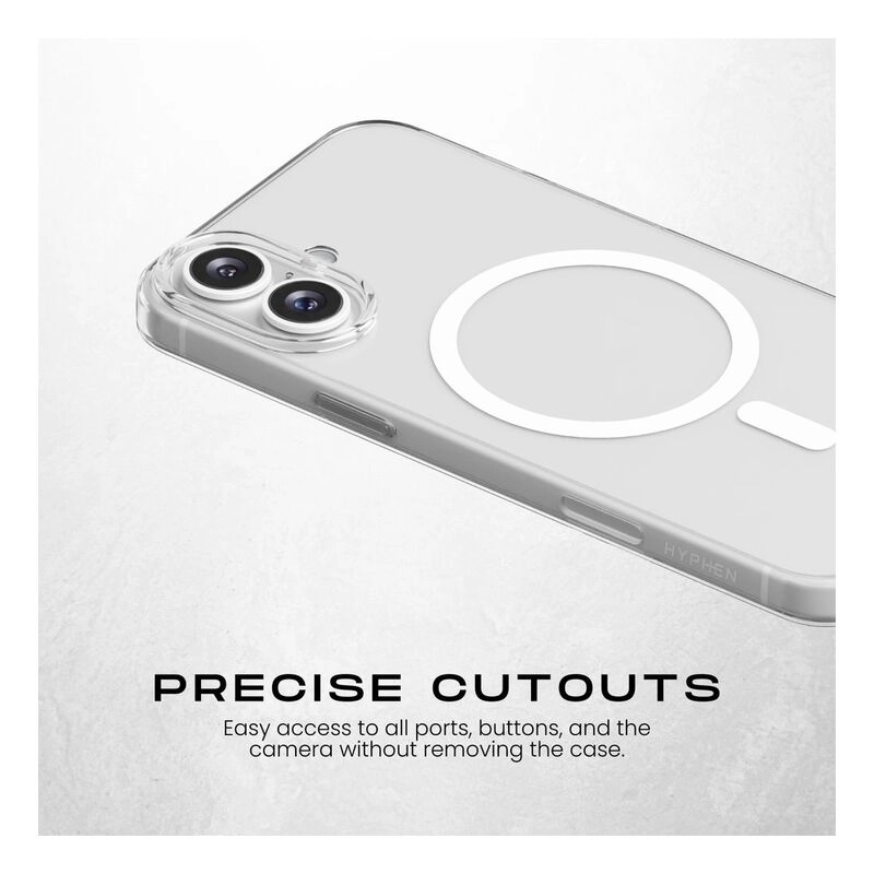 LUCD Clear Case with MagSafe for iPhone 16 (6.1)