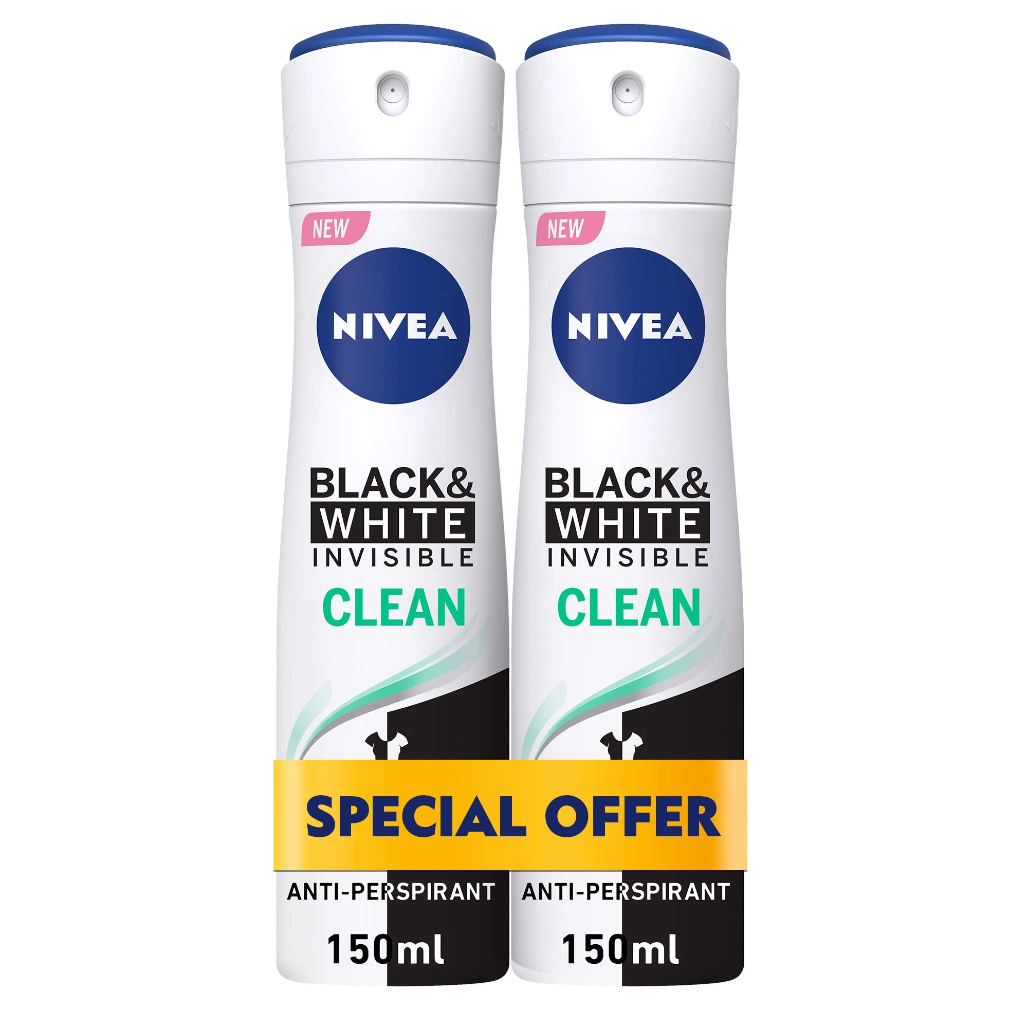 Invisible Black & White - Fresh masculine scent 300 gram