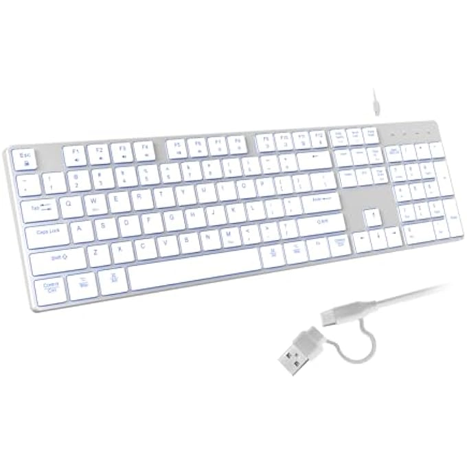 LARGE PRINT BACKLIT KEYBOARD
