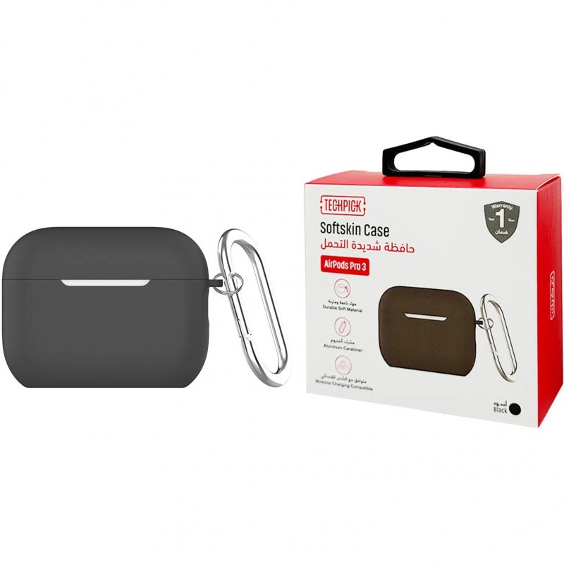 Case for Apple AirPods Pro 3 - Detachable Carabiner