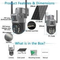 4G Sim Enabled Solar Chargeable CCTV Security Camera
