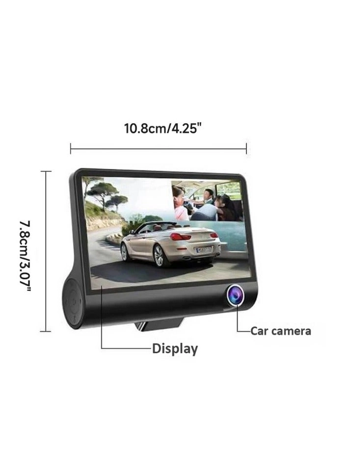 Car DVR 3 Cameras - 1080P