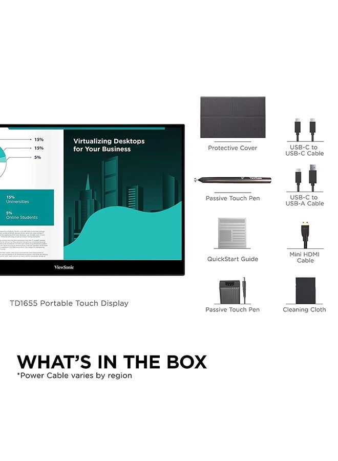 TD1655 - 15.6 Inches 1920 X 1080 pixels