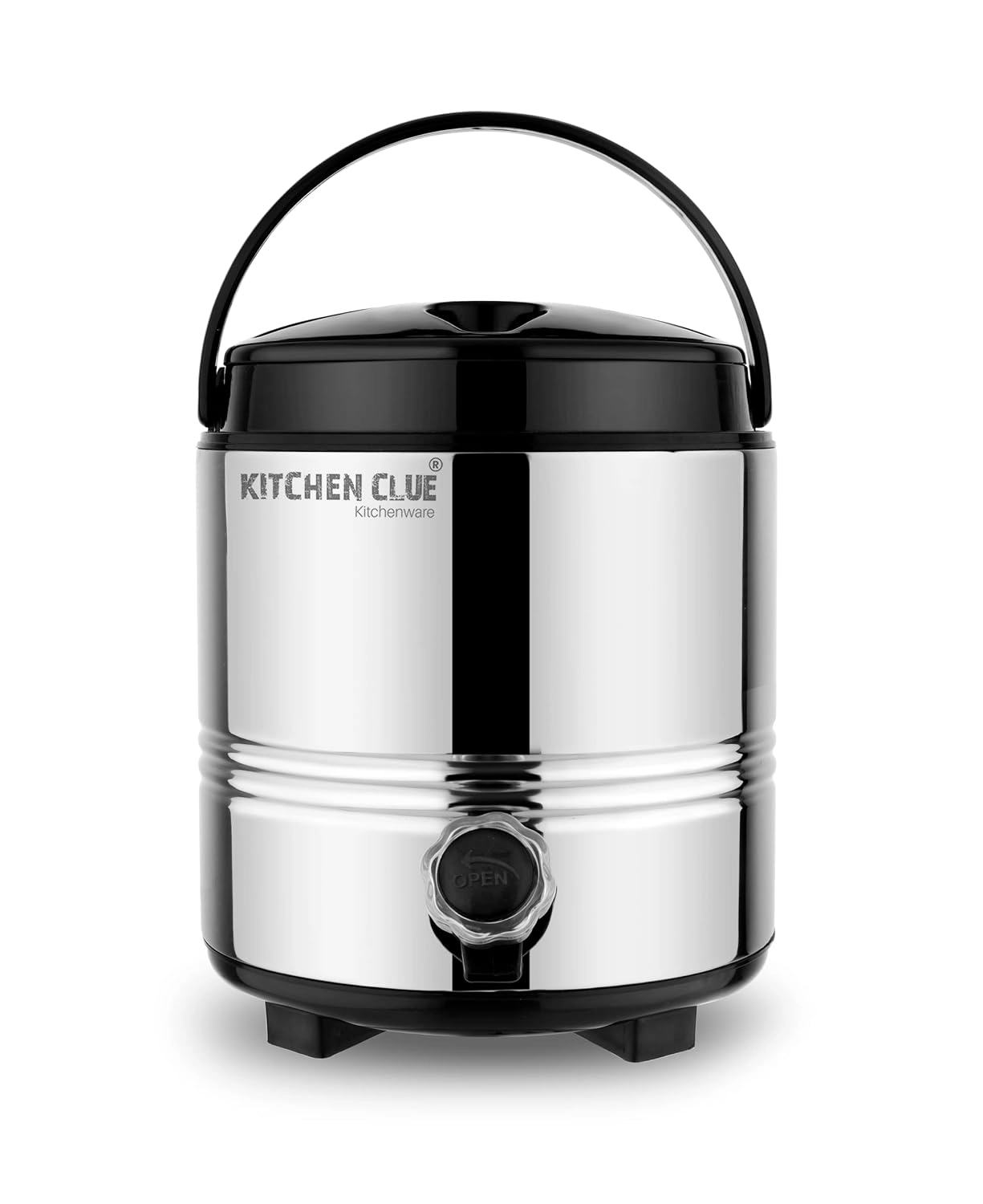 KITCHEN CLUE Stainless Steel Water Dispenser - 5 Liters