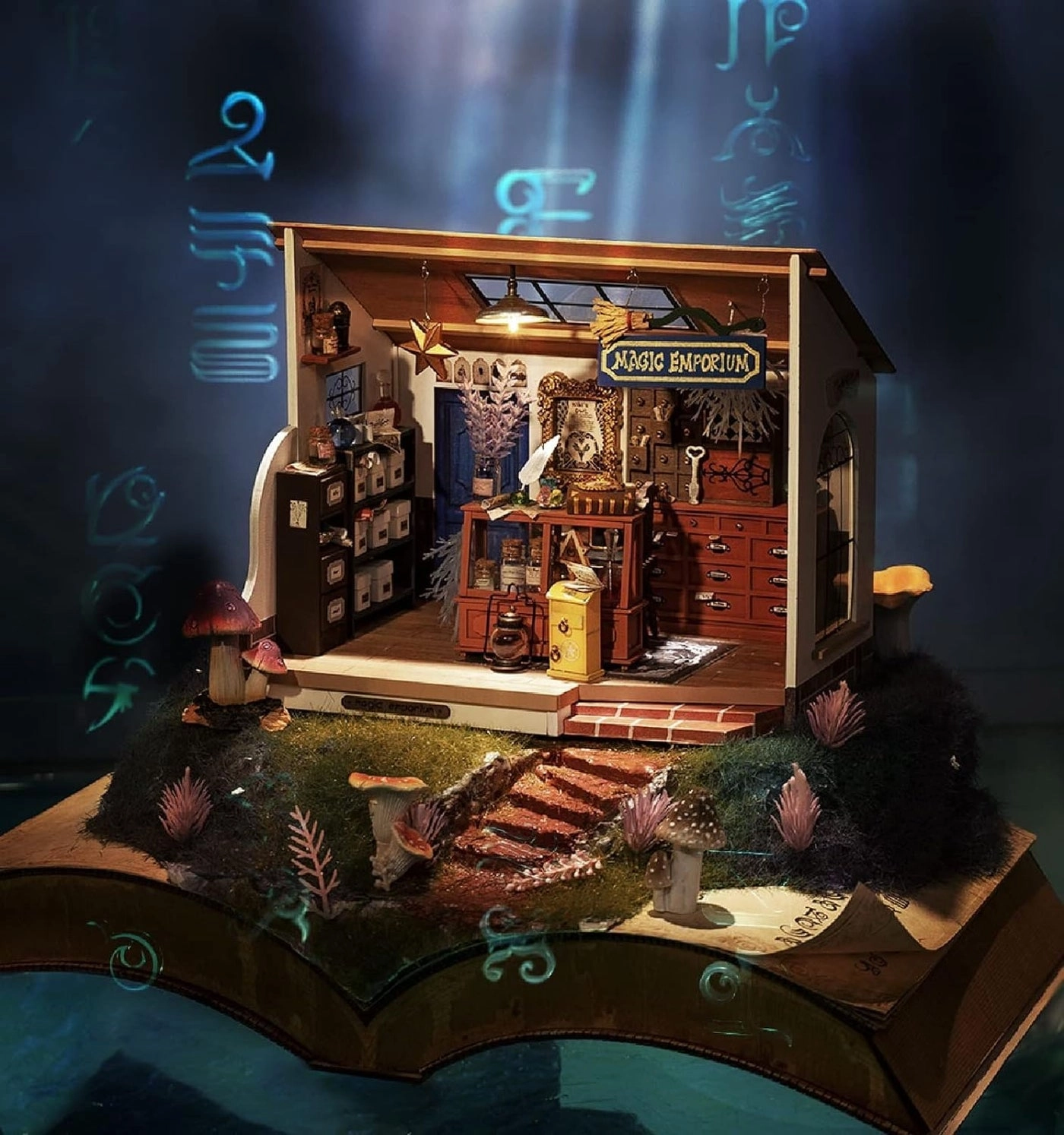 The Magic Study - DIY Miniature House Kit LED Lights