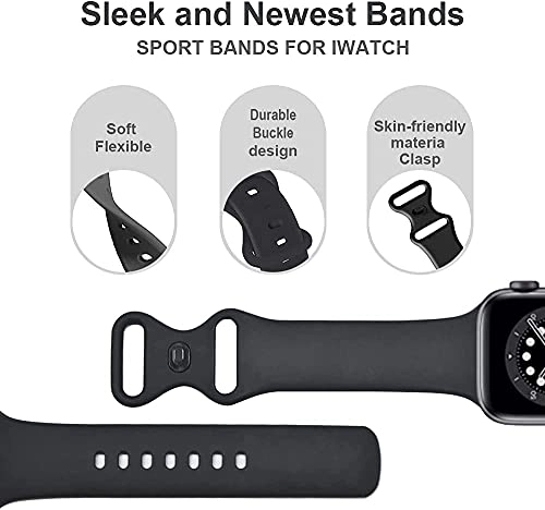 Sport Band for P66D Smart Watch 1.85 Inch - Silicone Black