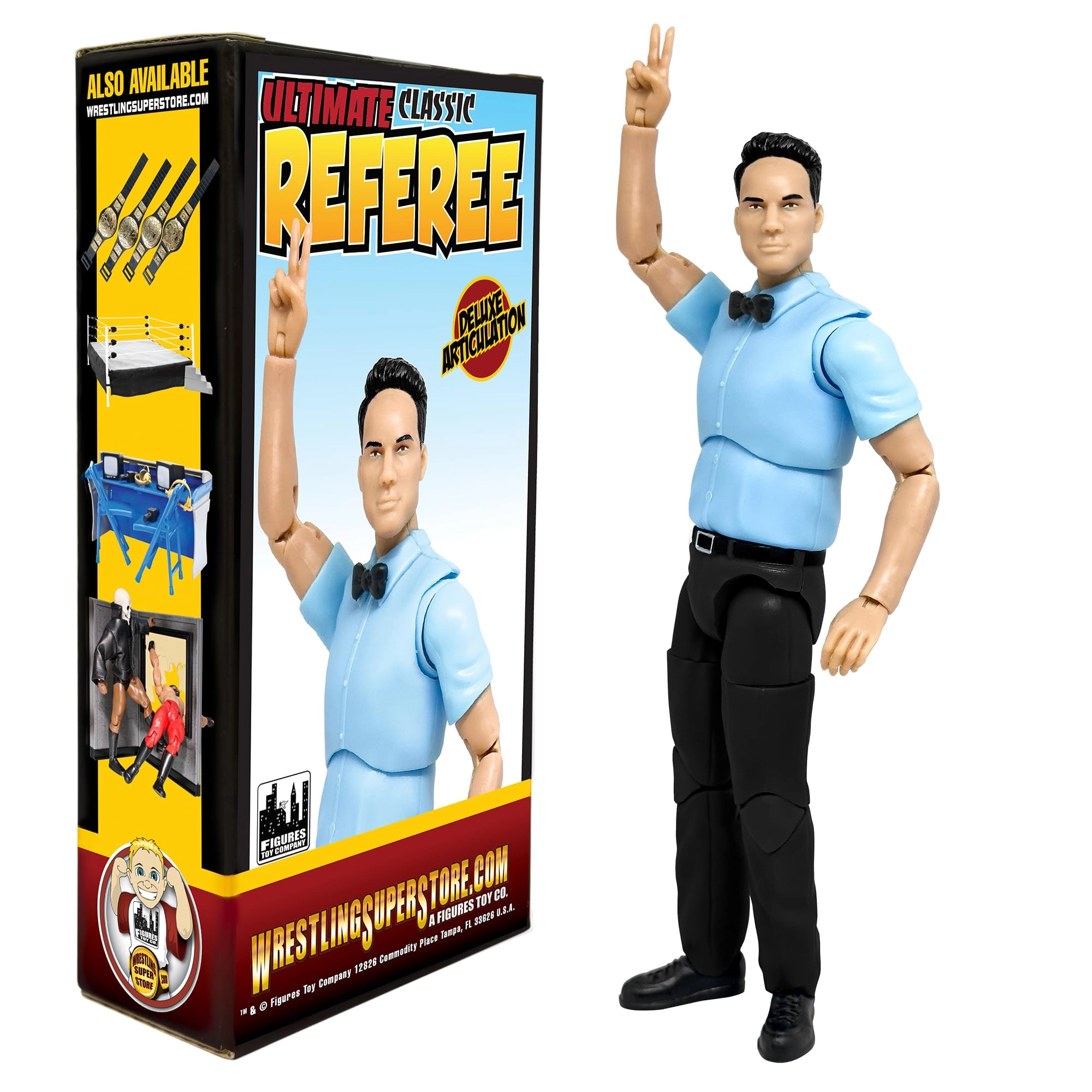 Figures Toy Company Ultimate Classic Referee - 168.00 wrestling 1