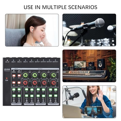 4-Channel Mixer - Portable 5V Power Interface