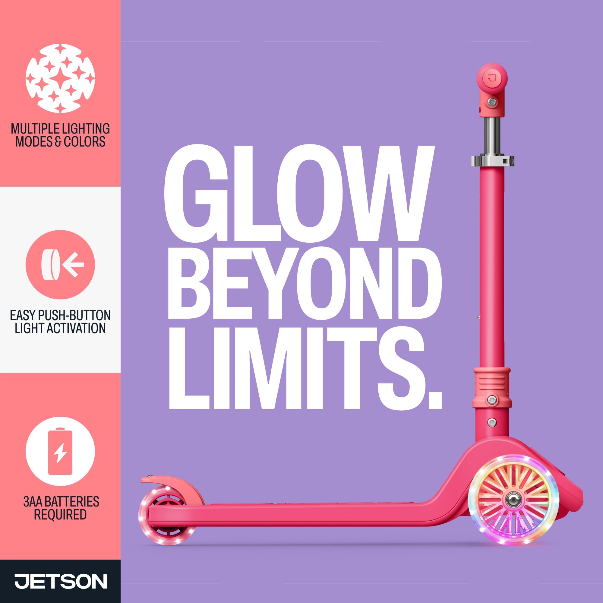 Jupiter Mini - 3-Wheel Foldable LED