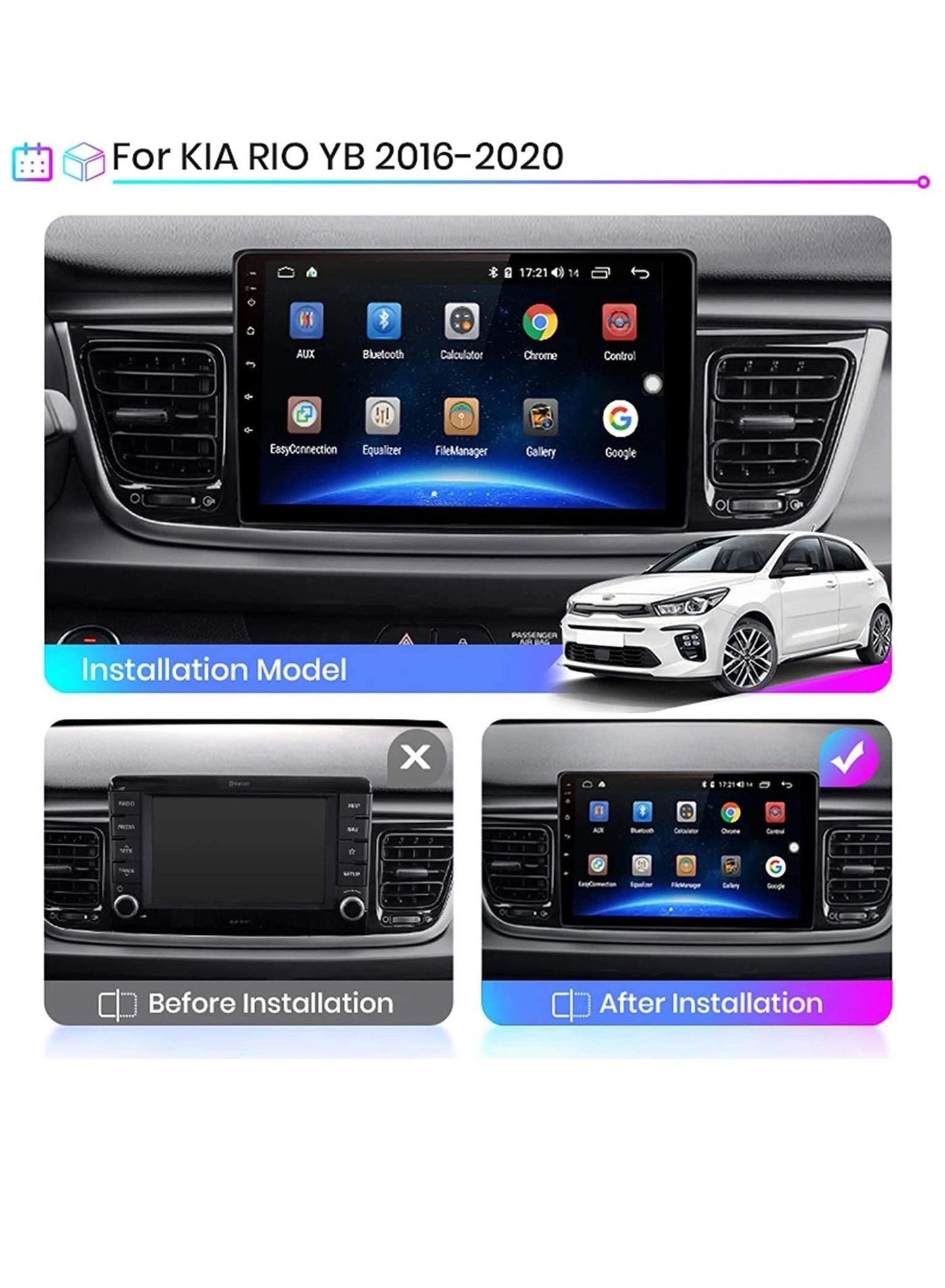 Kia Rio - 10.1” LCD 32GB