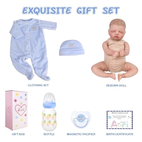 Reborn Baby Doll - 18 inches Vinyl Ages 3+