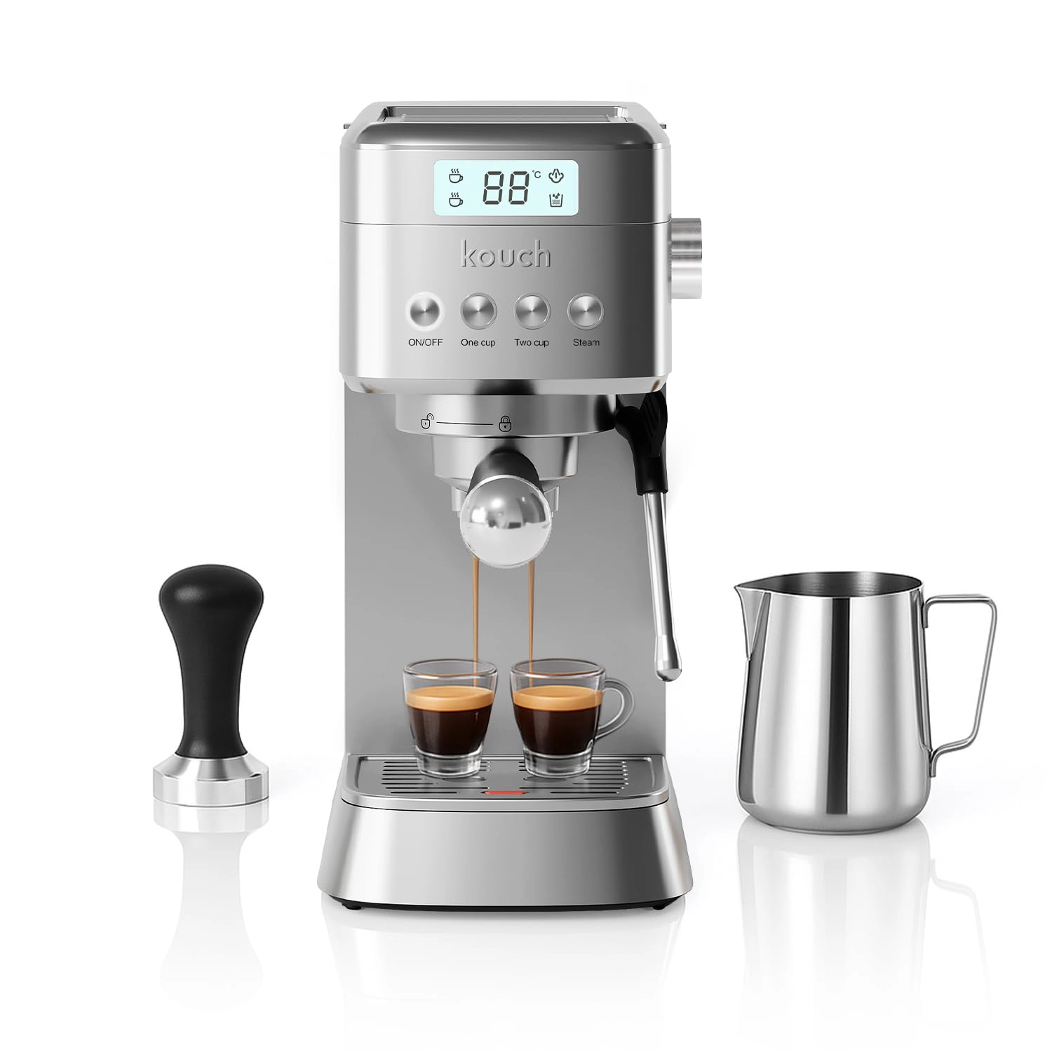 KOUCH KES1982 - Milk Frother Professional Portafilter