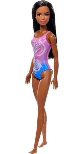Fashion & Beauty Beach Doll - Purple Swimsuit Ages 3+