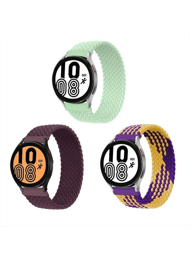 Nylon 20mm Watch Band for Samsung Galaxy Watch 5/5 Pro/4/4 Classic/3/Active (20mm)