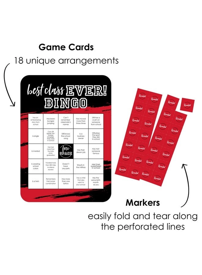 Reunited Red - Bingo Game Set of 18