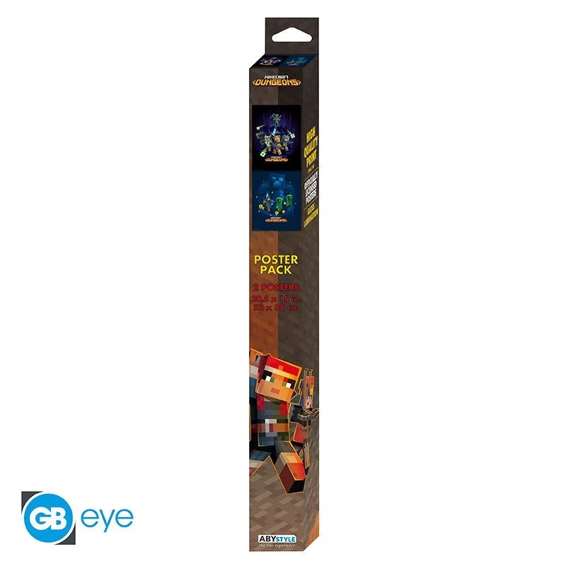 Minecraft Chibi Posters - Laminated paper 52cm x 38cm