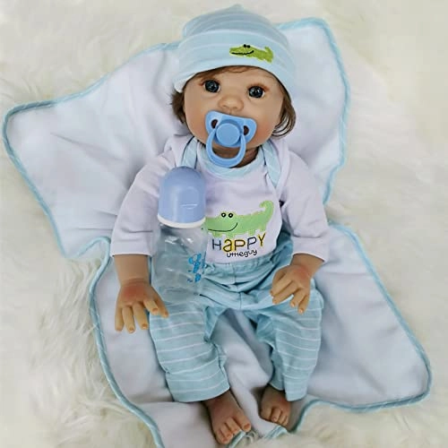 Rebirth Baby Doll - 20 Inch Vinyl Cotton Body Blue Eyes
