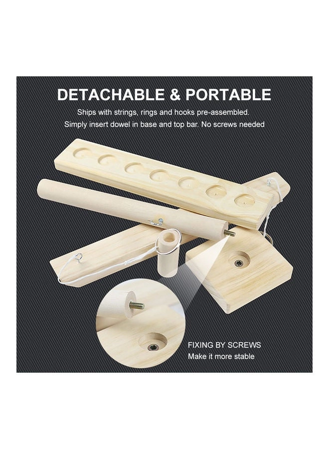 Wooden Ring Game - Hook Wood Type Upto 30 Mins