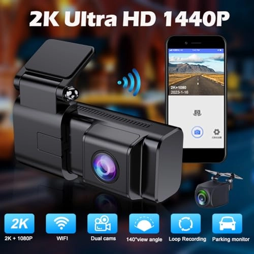 Dual Dash Cam - 2K
