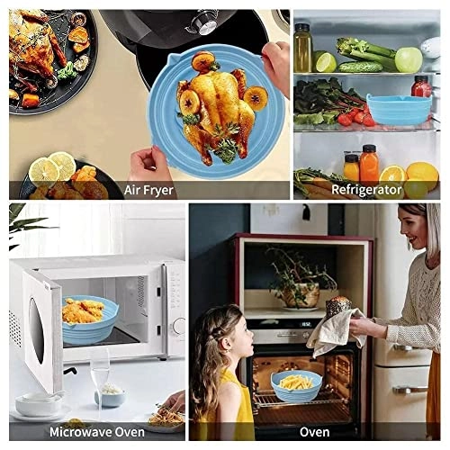 Silicone Air Fryer Liners - 8.5IN Red2