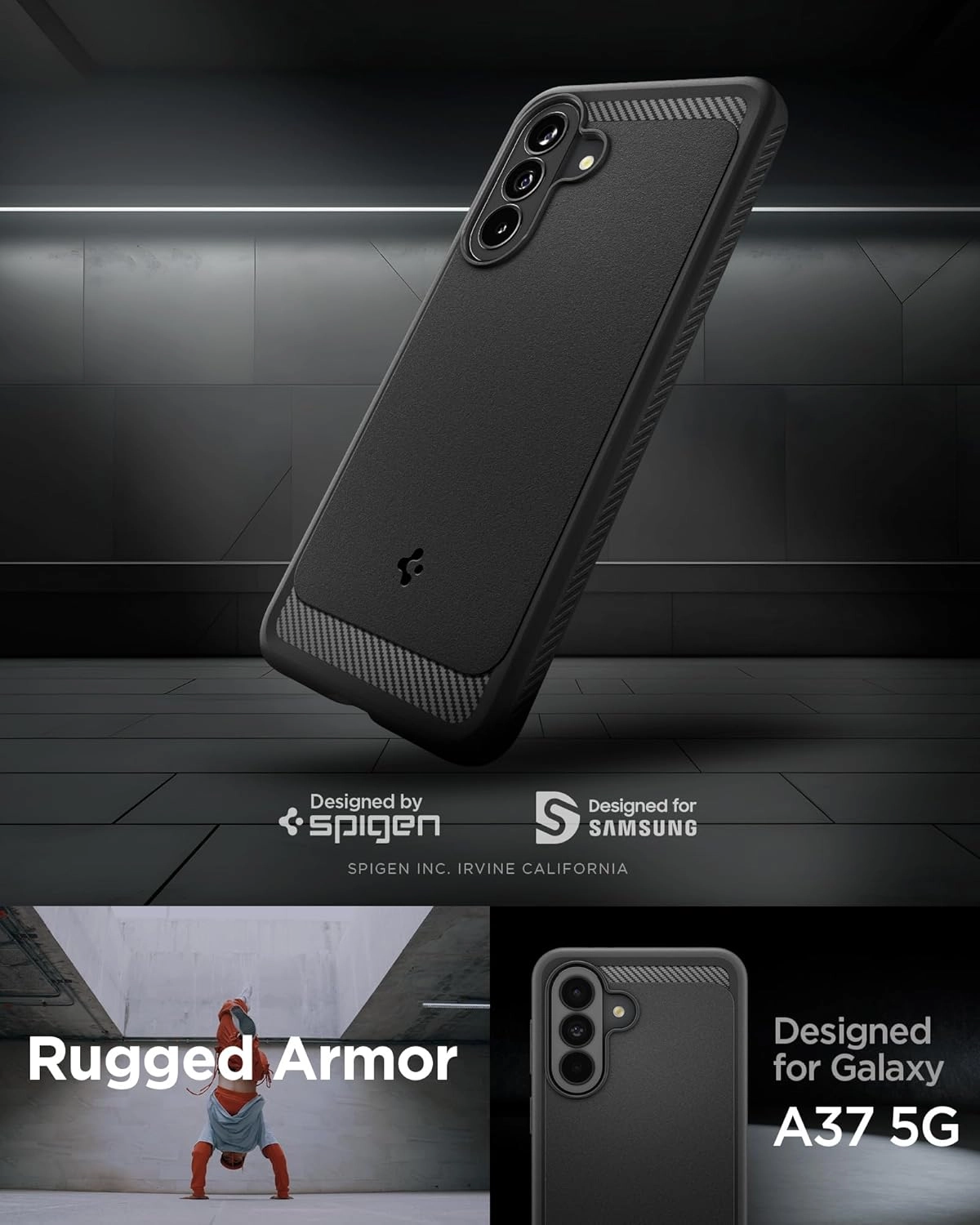 Rugged Armor for Samsung Galaxy A37 5G - Flexible TPU