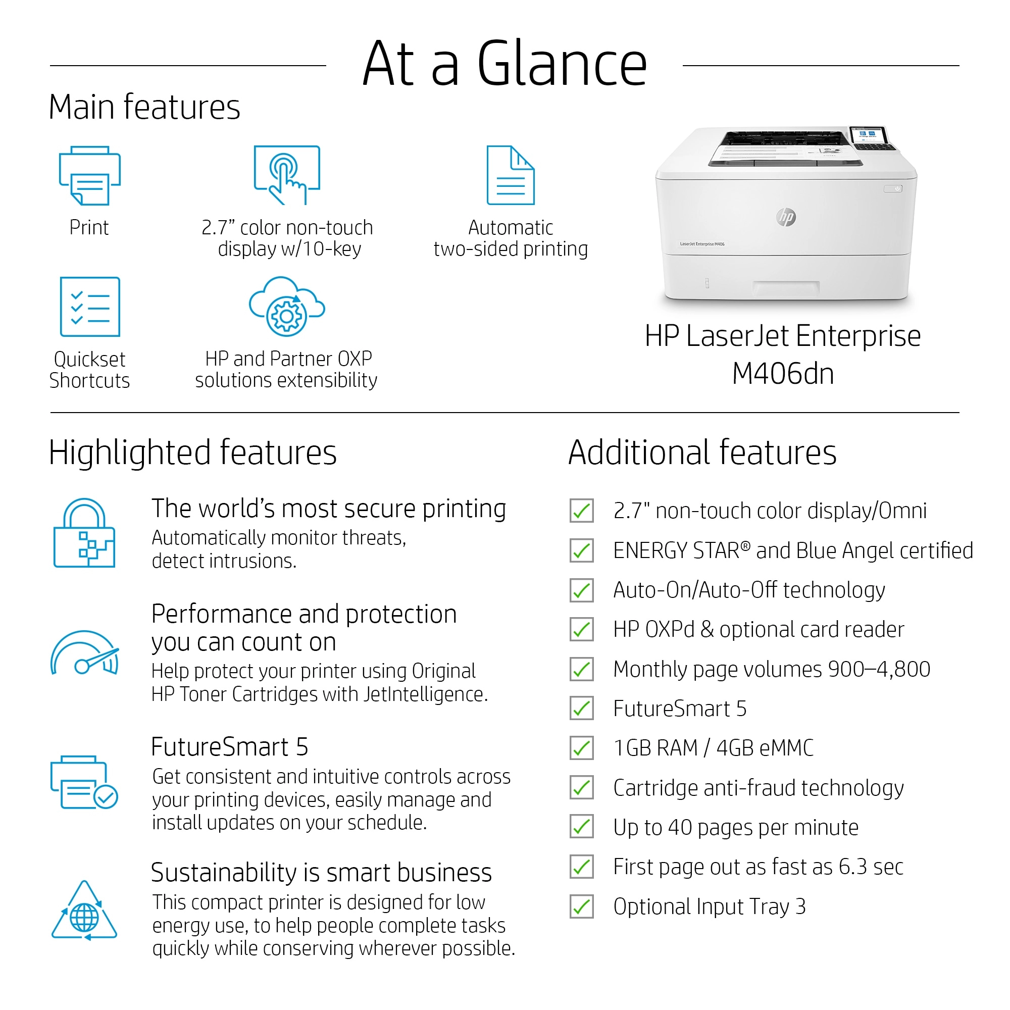 LaserJet Enterprise M406dn