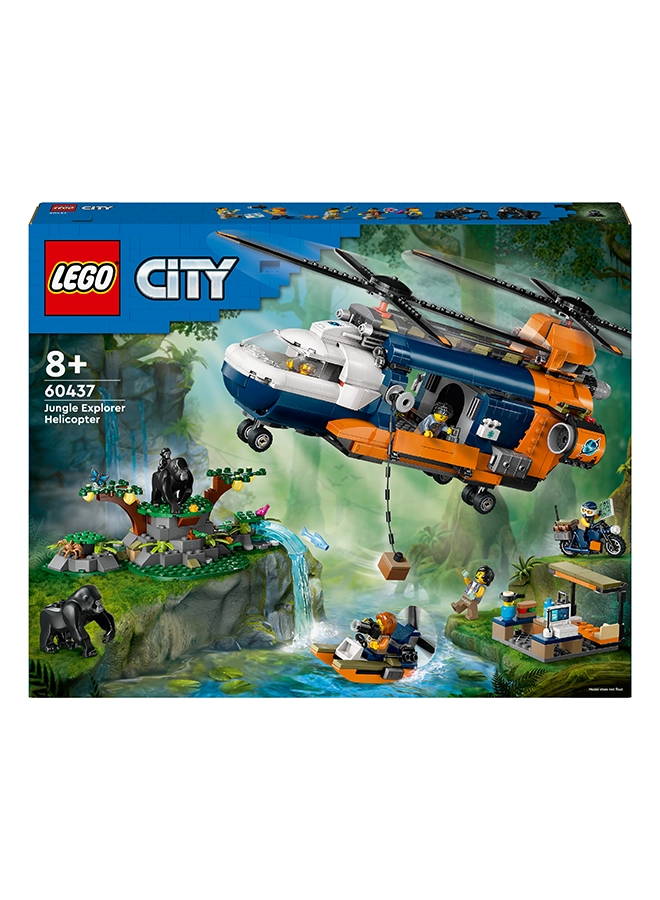 City Jungle Explorer Helicopter at Base Camp (60437)