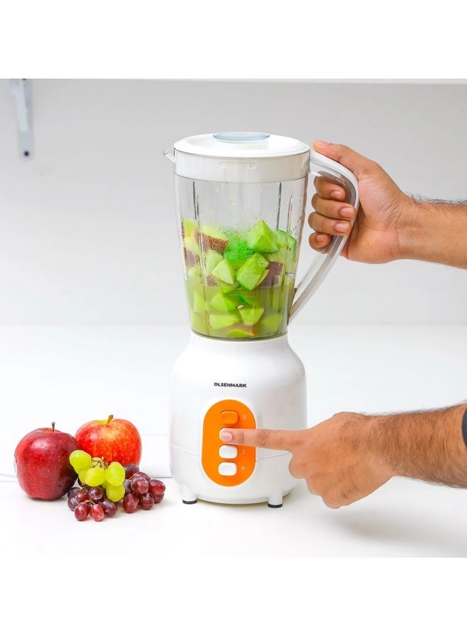 OMSB7005 - Stainless steel blades Transparent unbreakable PC jars 2 speed with pulse