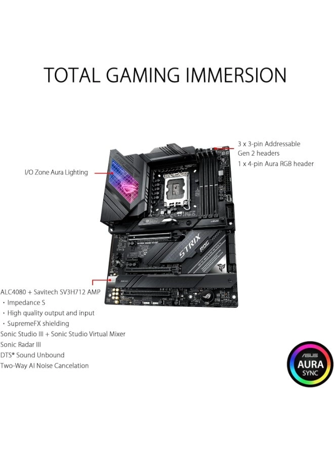 ROG STRIX Z790-E - LGA 1700 DDR5 WiFi 6E