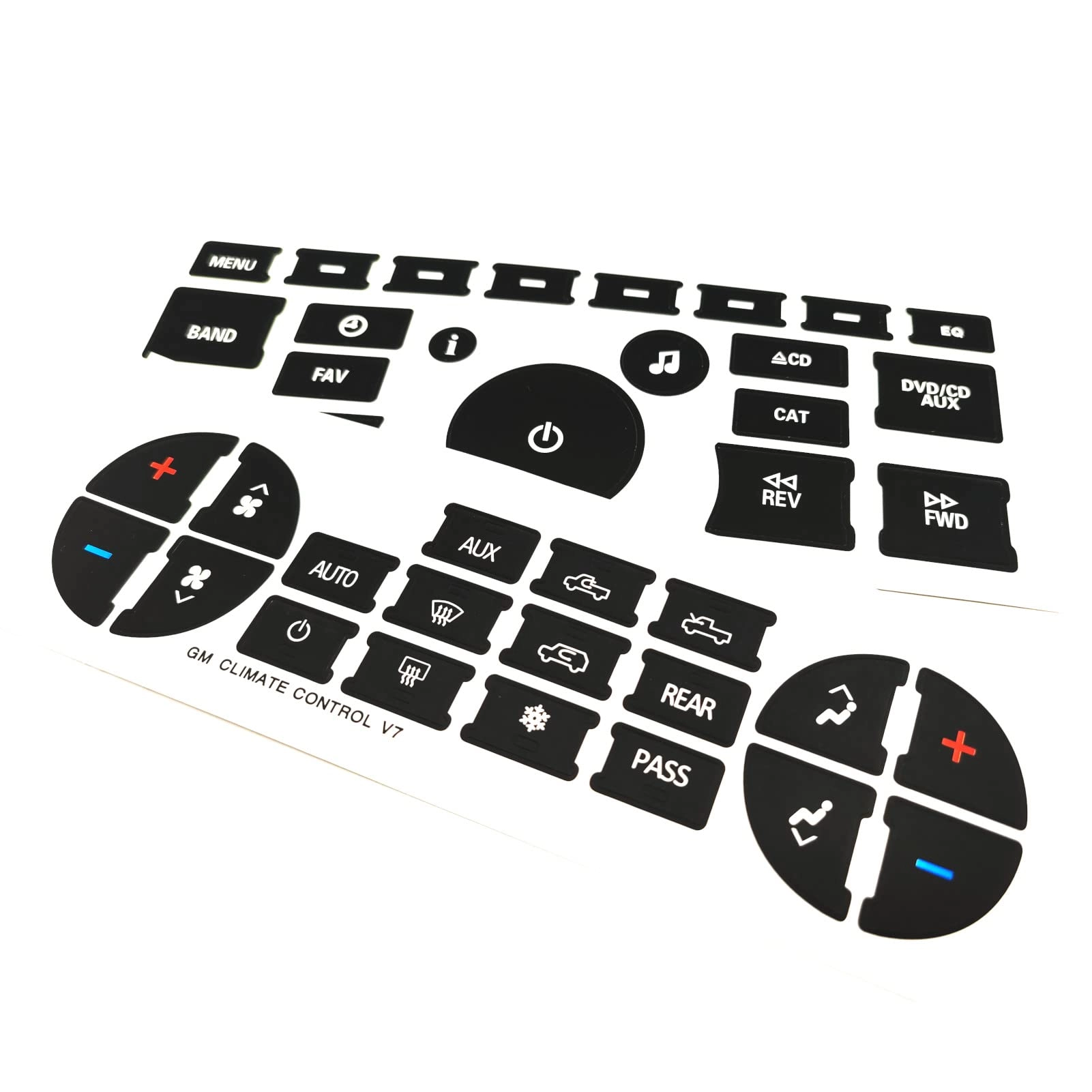 Radio Dash Button Repair Kit