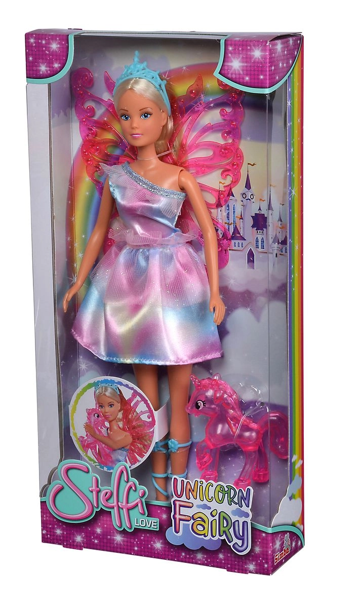 Steffi Love Fairy Dressing Doll - 29 cm With Unicorn Ages 3+